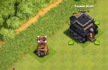 部落沖突炸彈塔演示視頻 炸彈塔攻擊模式解密