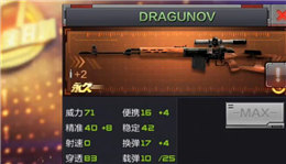 CF手游DRAGUNOV全面評測 最強平民金幣狙擊槍