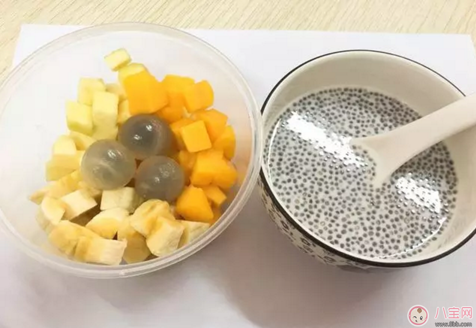 孕后便秘肥胖怎么辦  減肥代餐奇亞籽水果撈