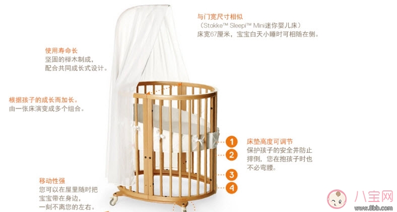 徐若瑄在兒子V寶同款嬰兒床 靈活多變又安全