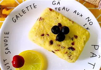 寶寶輔食 美味可口的蔓越莓米飯蛋糕