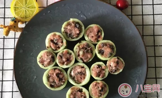 夏天沒食欲就吃降暑菜 寶寶輔食絲瓜釀肉