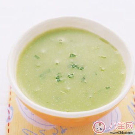 寶寶初期添加輔食食譜：油菜稀粥