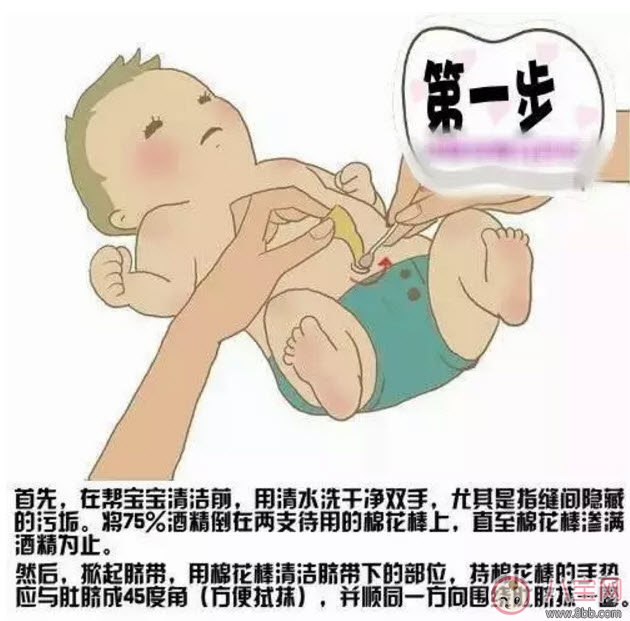 新生兒臍帶消毒用什么 臍帶消毒用碘伏好還是酒精(肚臍消毒圖解)