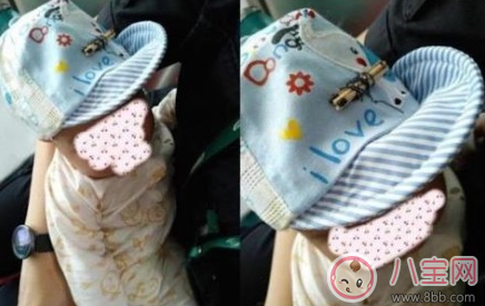 孩子坐飛機(jī)過安檢查出頭頂火柴 寶寶辟邪竟用火柴