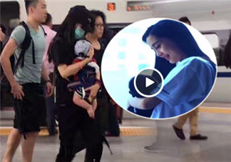 Baby小海綿坐高鐵圖片 幾個(gè)月的嬰兒可以坐高鐵需要注意什么