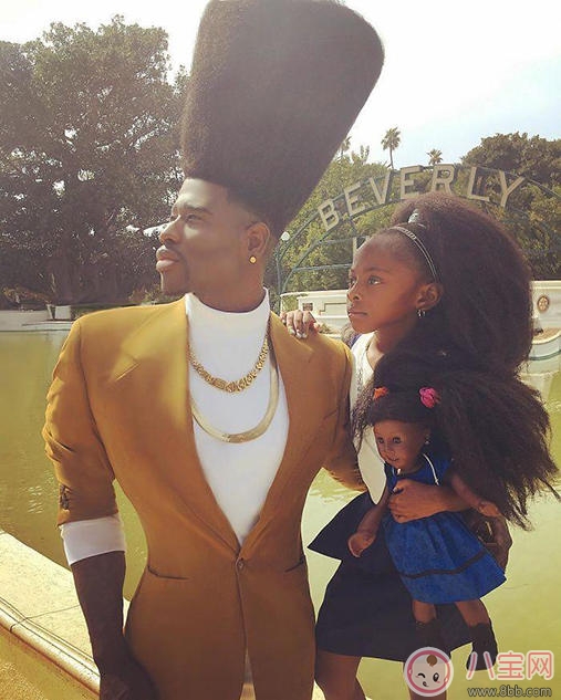 親子故事 黑人父女同款飄逸發(fā)型走紅 親子故事 黑人父女同款飄逸發(fā)型走紅