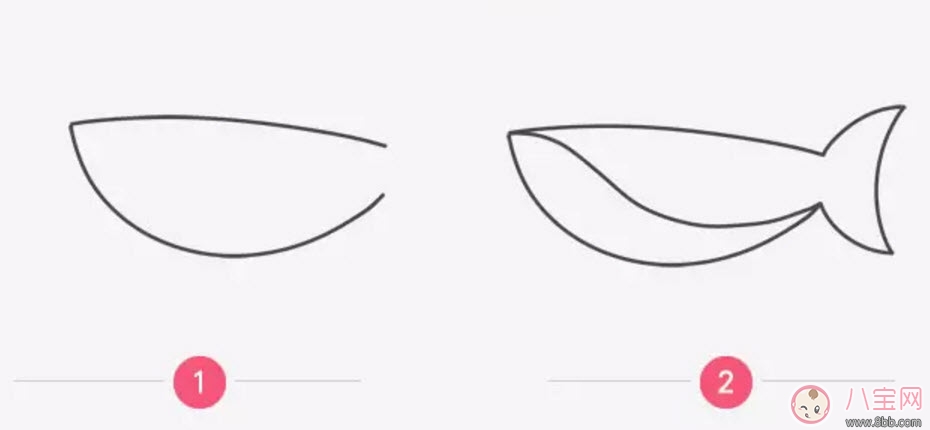 海洋生物趣味多 魚類簡筆畫
