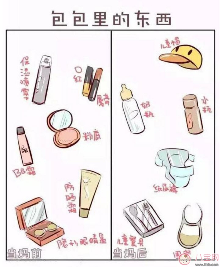 生娃前后對(duì)比漫畫 當(dāng)媽前和當(dāng)媽后對(duì)比圖片 生娃前后對(duì)比漫畫 當(dāng)媽前和當(dāng)媽后對(duì)比圖片