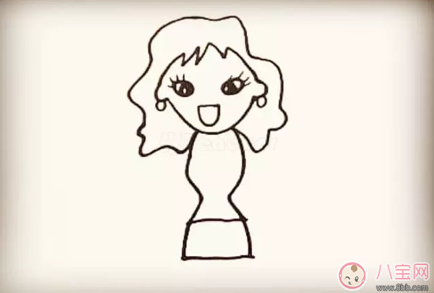 簡單兩筆畫出媽媽 媽媽簡筆畫教學(xué)