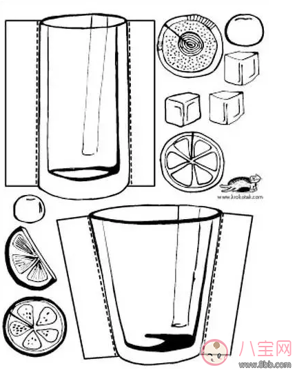 清涼夏日自制小玩具 DIY夏日帽子和飲料