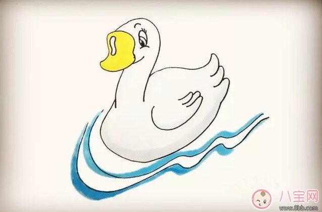教寶寶簡筆畫小鵝 小鵝簡筆畫