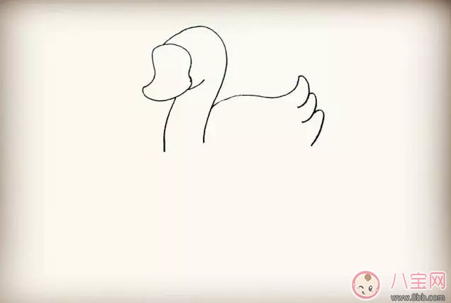 教寶寶簡筆畫小鵝 小鵝簡筆畫
