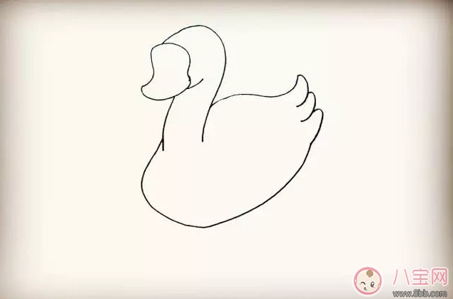 教寶寶簡筆畫小鵝 小鵝簡筆畫