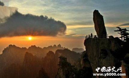 黃山飛來石的傳說故事