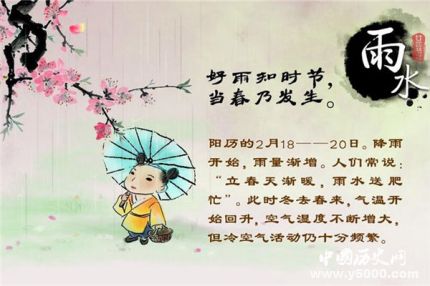 今日雨水宜忌有哪些雨水節(jié)氣三候是什么？