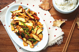 【回鍋肉豆干】的做法步驟:15