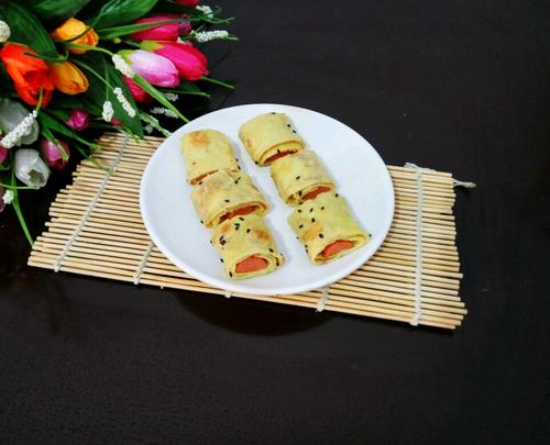 火腿雞蛋卷的做法