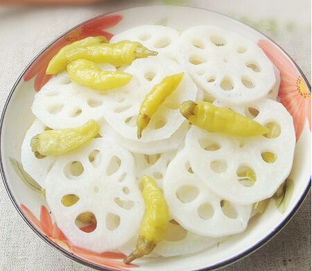 怎么做酸泡椒藕片？