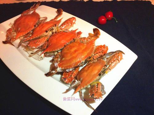清蒸梭子蟹的做法