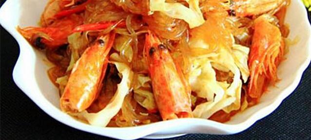 蝦油粉絲包菜怎么做？