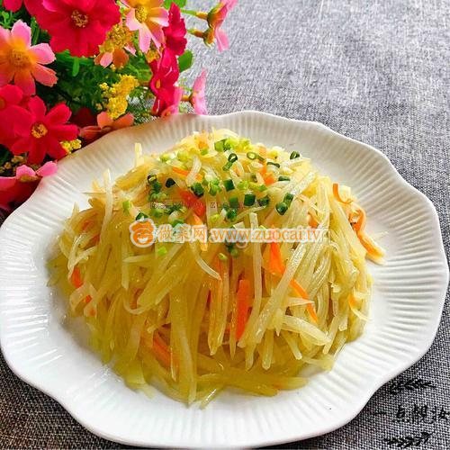 醋溜土豆絲的做法