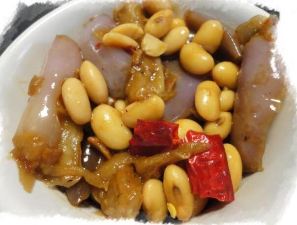 酸辣下飯的黃豆炒茄子怎么做？