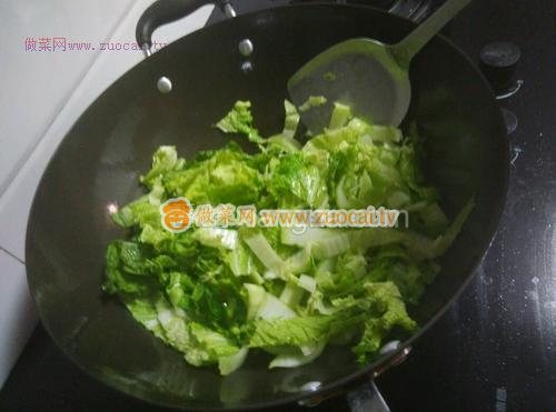 清炒長(zhǎng)白菜的做法