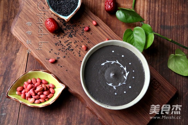 健腦補(bǔ)腎之核桃黑芝麻糊的做法