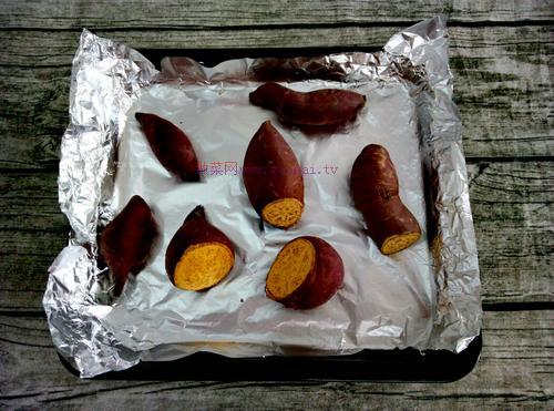 烤箱版(烤地瓜)的做法