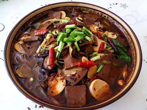 川味毛血旺(特辣版)的做法