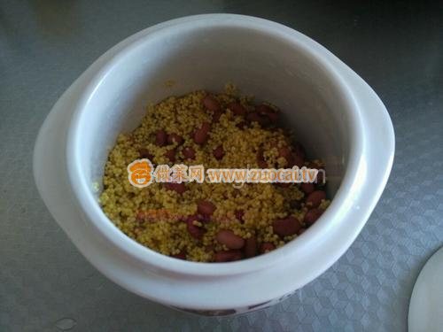 BB煲版～黃米紅蕓豆粥的做法