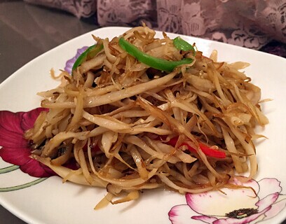 干煸手撕杏鮑菇