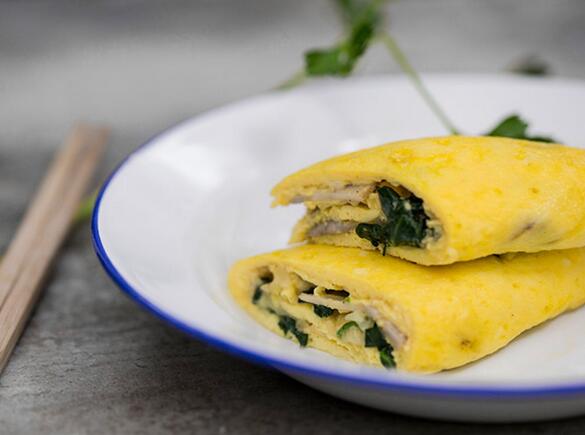美味的蘑菇菠菜蛋餅怎么做？