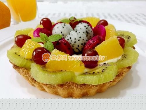 繽紛水果撻的做法