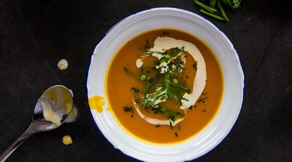 椰香南瓜湯怎么做？