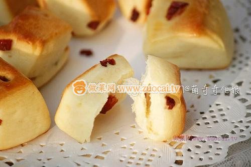 蔓越莓酸奶小面包塊的做法