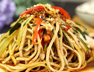 涼拌豆腐絲，5分鐘搞定清爽美味的減肥菜