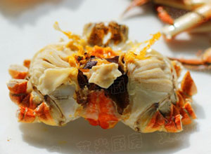 清蒸大閘蟹的吃法圖解，清蒸大閘蟹怎么做好吃