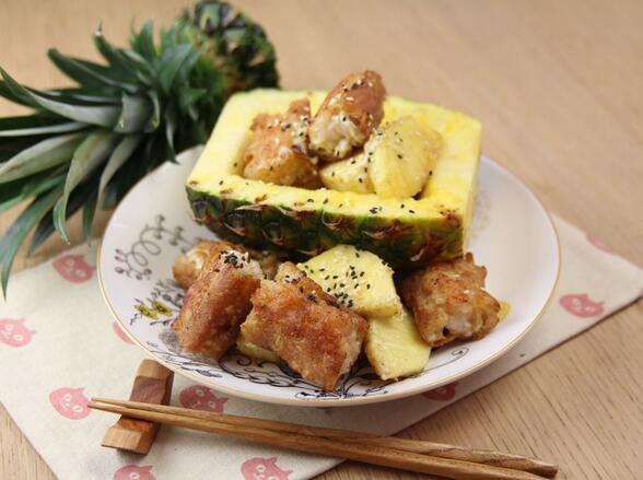 菠蘿脆條蝦怎么做？