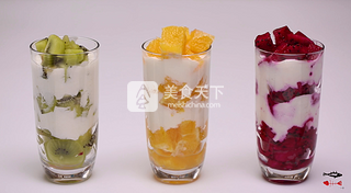 每個(gè)人的心中都有一杯水果酸奶杯的做法步驟：11