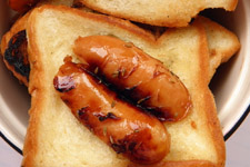 微波爐烤面包的做法