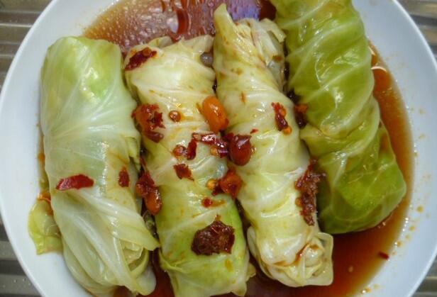 解膩開胃菜酸辣包菜卷怎么做？