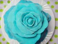 藍(lán)色妖姬翻糖蛋糕怎么做