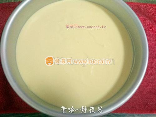 8寸戚風(fēng)蛋糕的做法