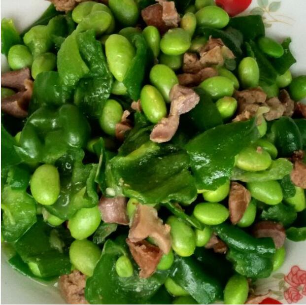 雞雜炒毛豆怎么做？