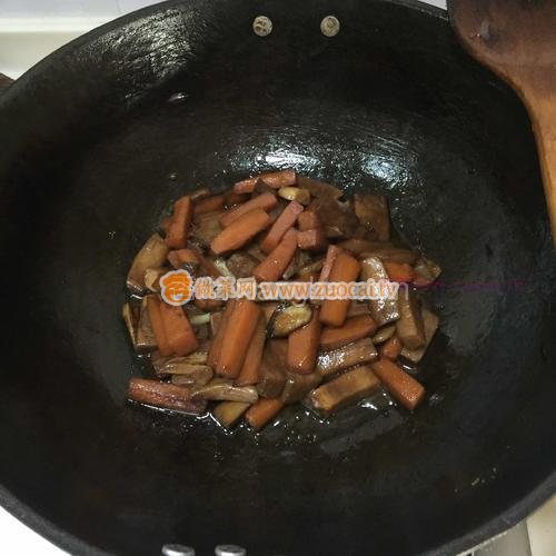 杏鮑菇胡蘿卜燒的做法