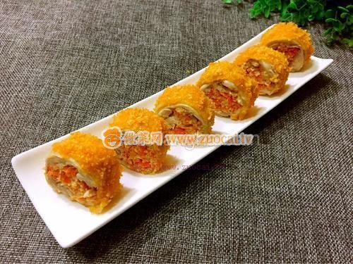 財(cái)源滾滾黃金雞卷的做法