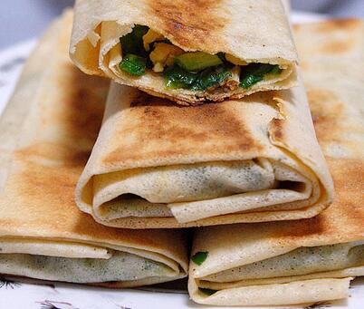 美味營養(yǎng)早餐煎餅皮韭菜盒子怎么做？