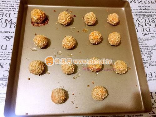 果仁紅薯球的做法